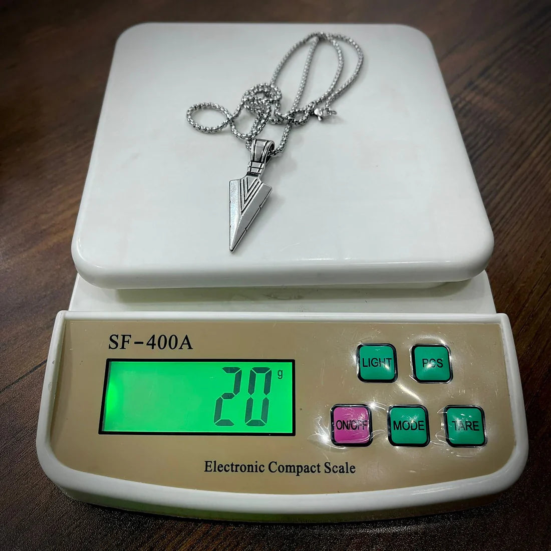 Silver Arrow Pendant for Unisex
